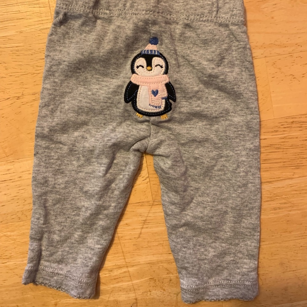 Newborn penguin pants